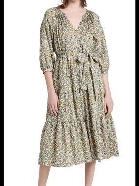 Xirena Annika Dress Ivory Flora Cottagecore M $327